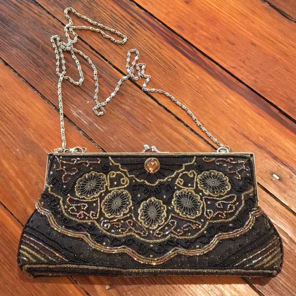 Vintage beaded bag from Paris!